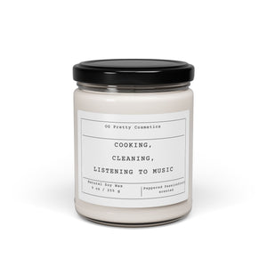 COOK, CLEAN, MUSIC - Scented Soy Candle, 9oz