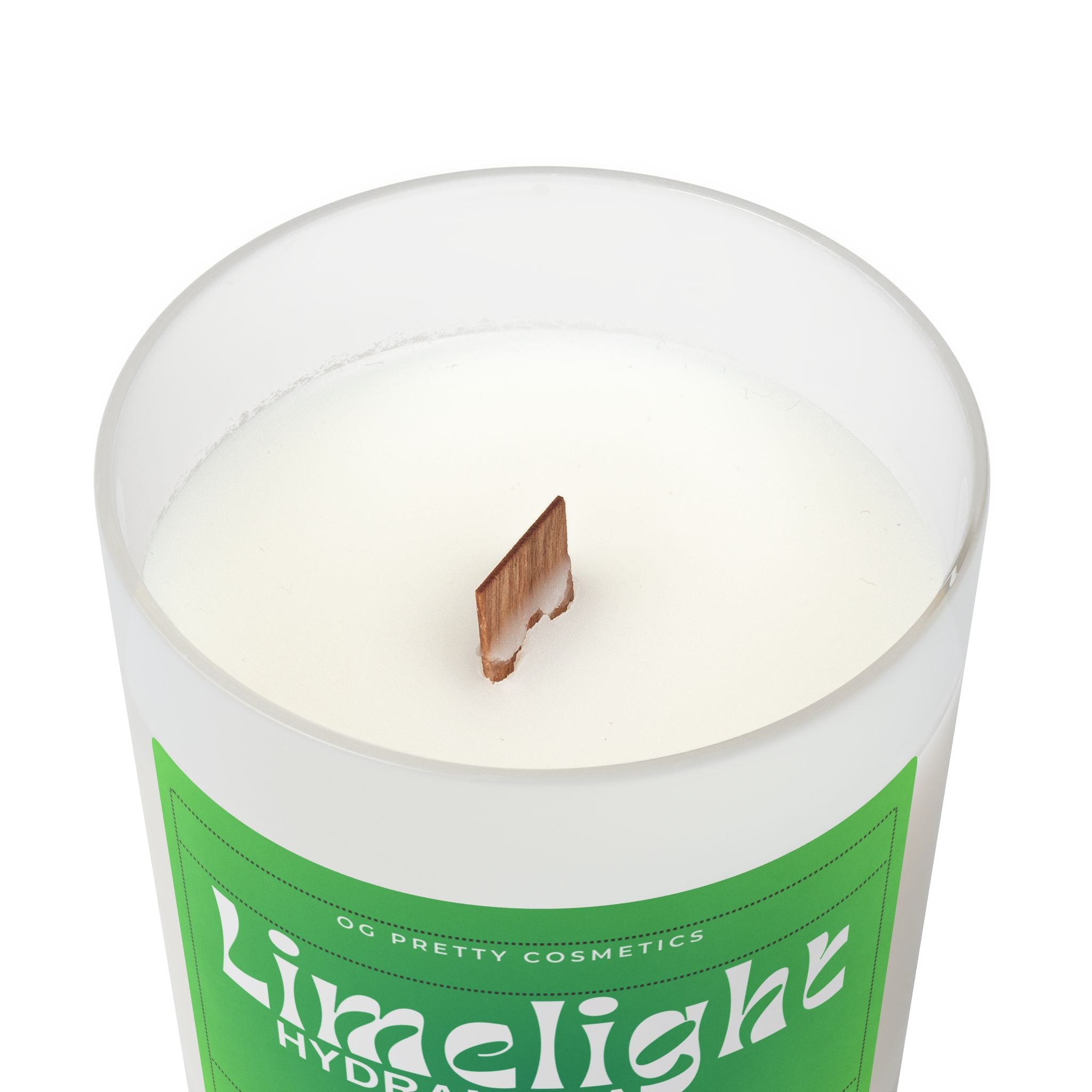 LIMELIGHT HYDRANGEA - Frosted Glass Candle, 11oz