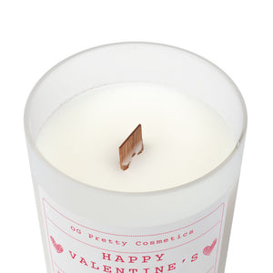 HAPPY VALENTINE'S DAY - Frosted Glass Candle, 11oz