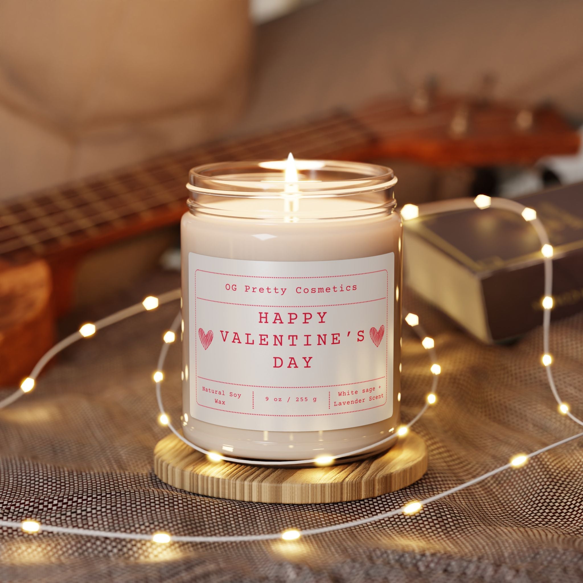 HAPPY VALENTINES DAY - Scented Soy Candle, 9oz