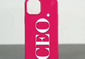 PINK CEO APPLE iPhone 12 Pro Max to iPhone 15 CASE