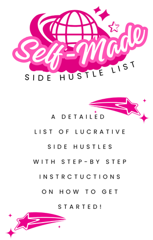 XCLUSIVE VENDOR LIST & SELF-MADE SIDE HUSTLE BUNDLE