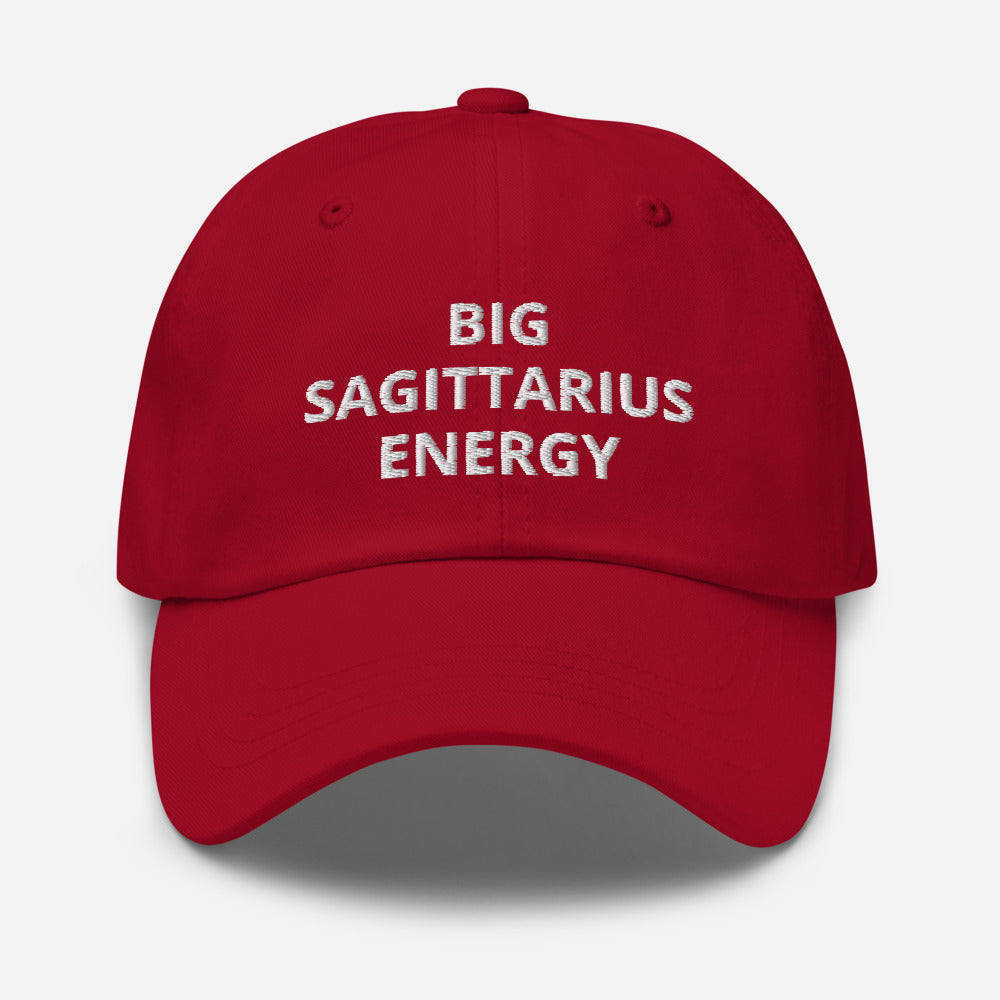 sagittarius- camo khaki pink black red chino cotton twill - zodiac hat cap cranberry