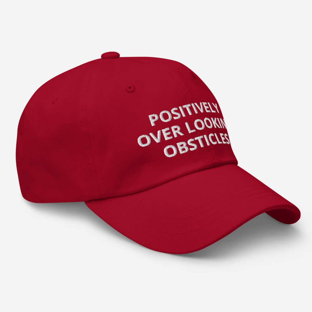 polo - positively over looking obstacles - chino cotton twill hat cap