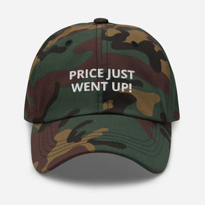 price just went up - pink khaki & camo - hat/cap - chino cotton twill green camo