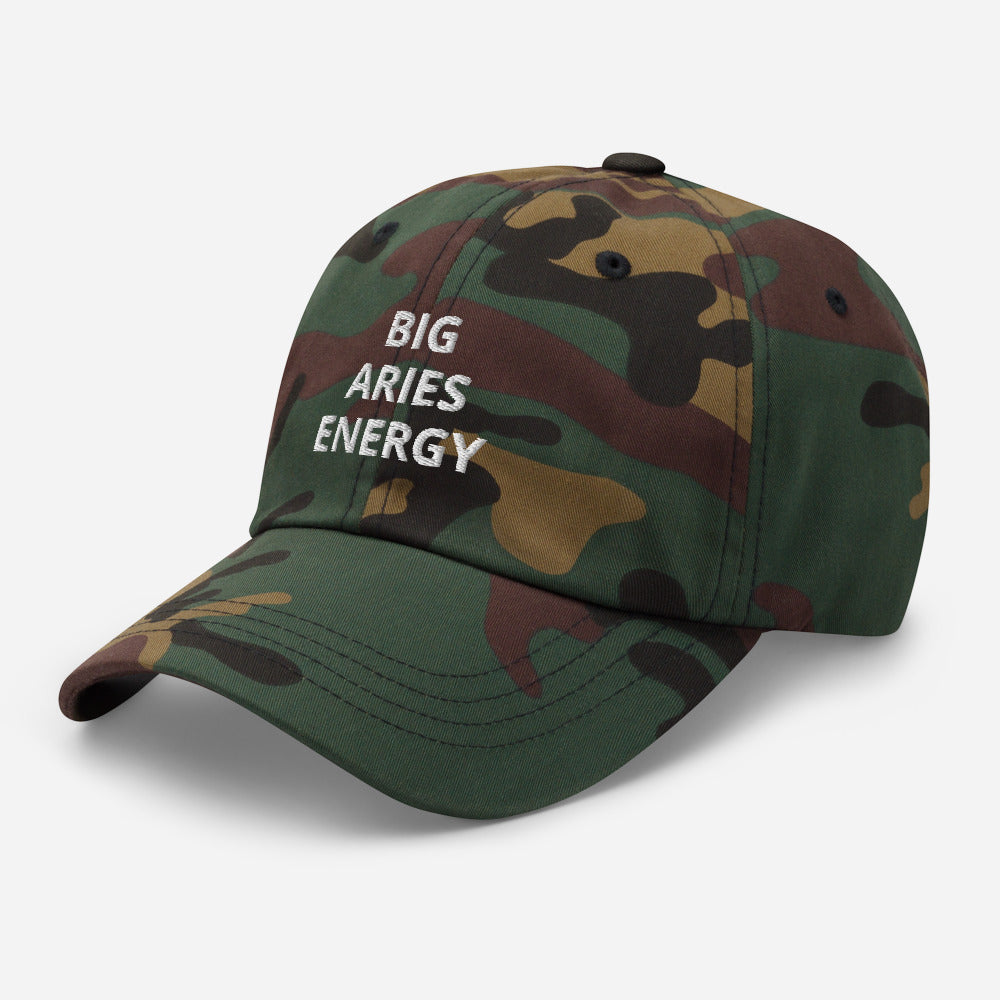 aries - camo pink khaki black red - chino cotton twill - zodiac hat cap