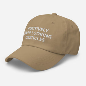 polo - positively over looking obstacles - chino cotton twill hat cap