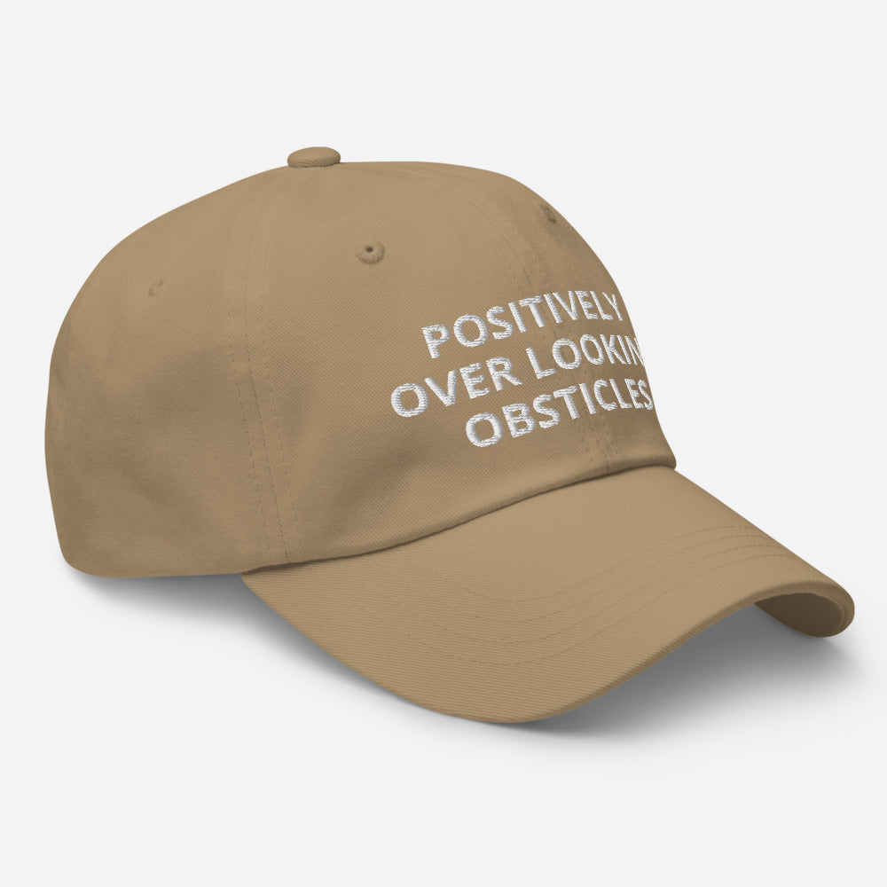 polo - positively over looking obstacles - chino cotton twill hat cap