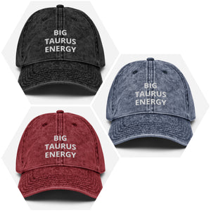 taurus - vintage cotton twill - zodiac hat cap