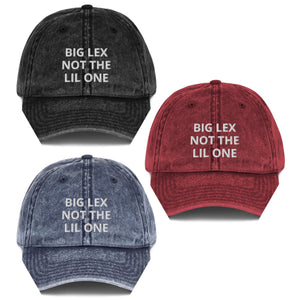 big lex - vintage cotton twill hat cap