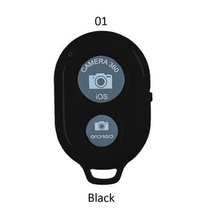 bluetooth remote control button wireless controller self-timer camera stick shutter release phone monopod selfie for ios black