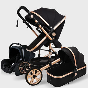 baby luxury - stroller high landview 3 in 1 baby stroller  portable baby pushchair baby pram  baby comfort for newborn