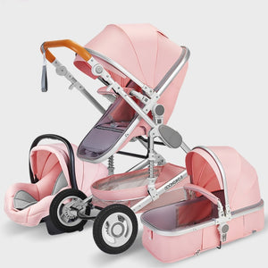 baby luxury - stroller high landview 3 in 1 baby stroller  portable baby pushchair baby pram  baby comfort for newborn