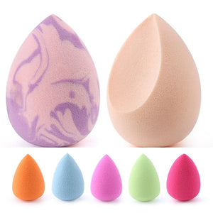 wholesale mini makeup sponge water drop shape makeup soft foundation puff concealer flawless mixed cosmetic makeup sponge total 7pcs 3