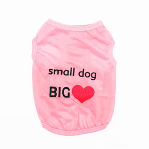 pet statement tops - pets tshirt puppy dog clothes pet cat vest cotton t shirt pug apparel costumes dog clothes for small dogs