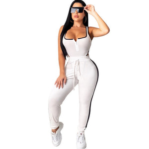 winter women's set velvet bodysuit pencil pants suit two piece set sexy sleeveless street casual fashion tracksuit outfit