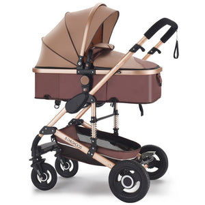 baby luxury - stroller high landview 3 in 1 baby stroller  portable baby pushchair baby pram  baby comfort for newborn