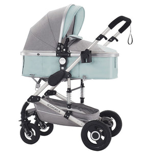 baby luxury - stroller high landview 3 in 1 baby stroller  portable baby pushchair baby pram  baby comfort for newborn