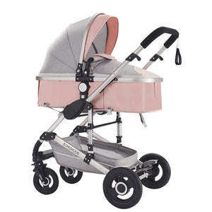 baby luxury - stroller high landview 3 in 1 baby stroller  portable baby pushchair baby pram  baby comfort for newborn