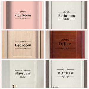 room/door - decals - sign/decor - vinyl