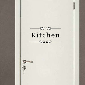 room/door - decals - sign/decor - vinyl 3 kitchen