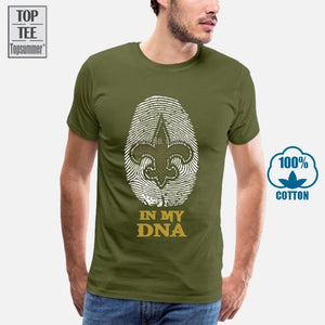 new orleans - in my dna - saints crescent - nola men/women tshirt