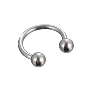 1piece fashion stainless steel horseshoe fake nose ring jewelry  c clip bcr septum lip piercing falso nose rings hoop for women men