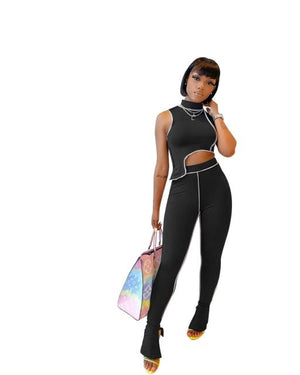 “i look like bae” two piece - sexy angle crop & patchwork leggings set - #pretty