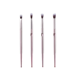 rose golden thumb makeup brushes set foundation powder blush eyeshadow concealer lip eye cosmetics brush for beauty woman gifts 4pcs