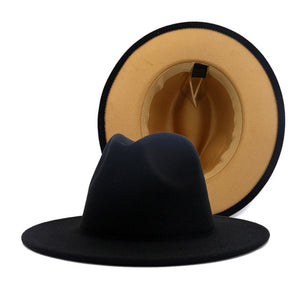 fedora - jazzy hat - mixed colors. statement hat pretty popular