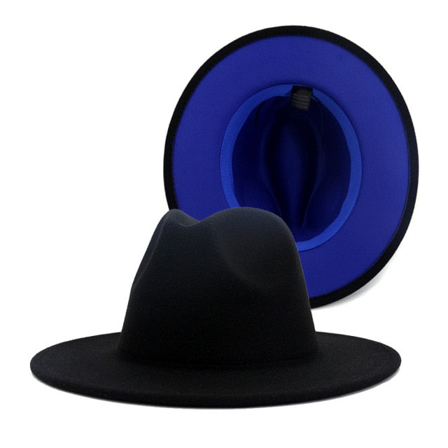 fedora - jazzy hat - mixed colors. statement hat pretty popular