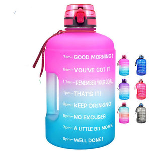 goal jugs! get fit 128oz 73oz 43oz sport big gallon drink water bottle with filter net bpa free