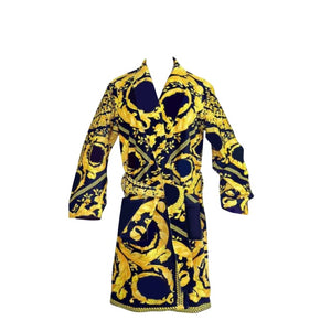 luxury robes -men & women casual coverup bathrobe cotton long robe fast drying thick warm bathrobe