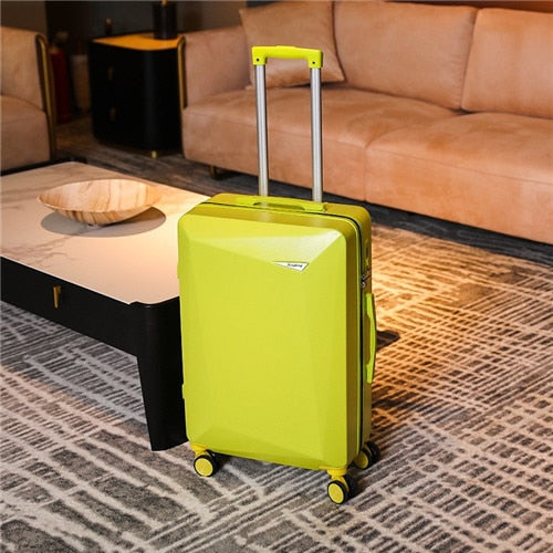 travel more - rolling retro suitcase - luxury travel luggage - pretty & popular!