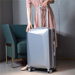 travel more - rolling retro suitcase - luxury travel luggage - pretty & popular!