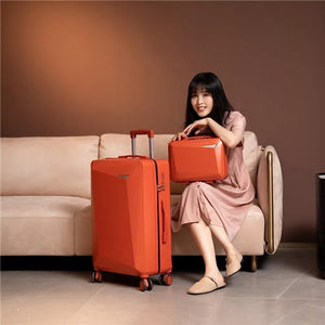 travel more - rolling retro suitcase - luxury travel luggage - pretty & popular!