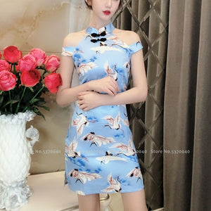 women tight chinese style cheongsam qipao formal dress lady nightclub sexy bandage party split bandage dresses coaplay costumes