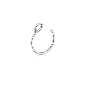 nose rings - 1pcs u shaped nose ring hoop septum rings jewelry  stainless steel nose piercing fake piercing oreja pircing jewelry style 3-silver