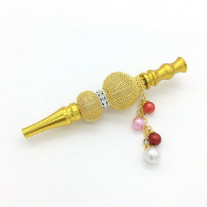 hookahbling mouth piece - accessories/holder gold