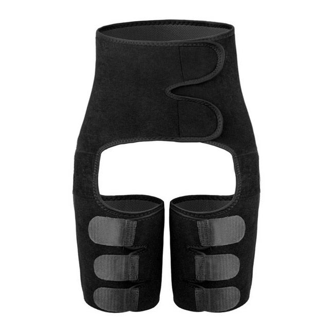 body and arm shaper - waist trainer corset three-in-one sports abdomen belt thigh trimmer forming workout fitness. health wellness