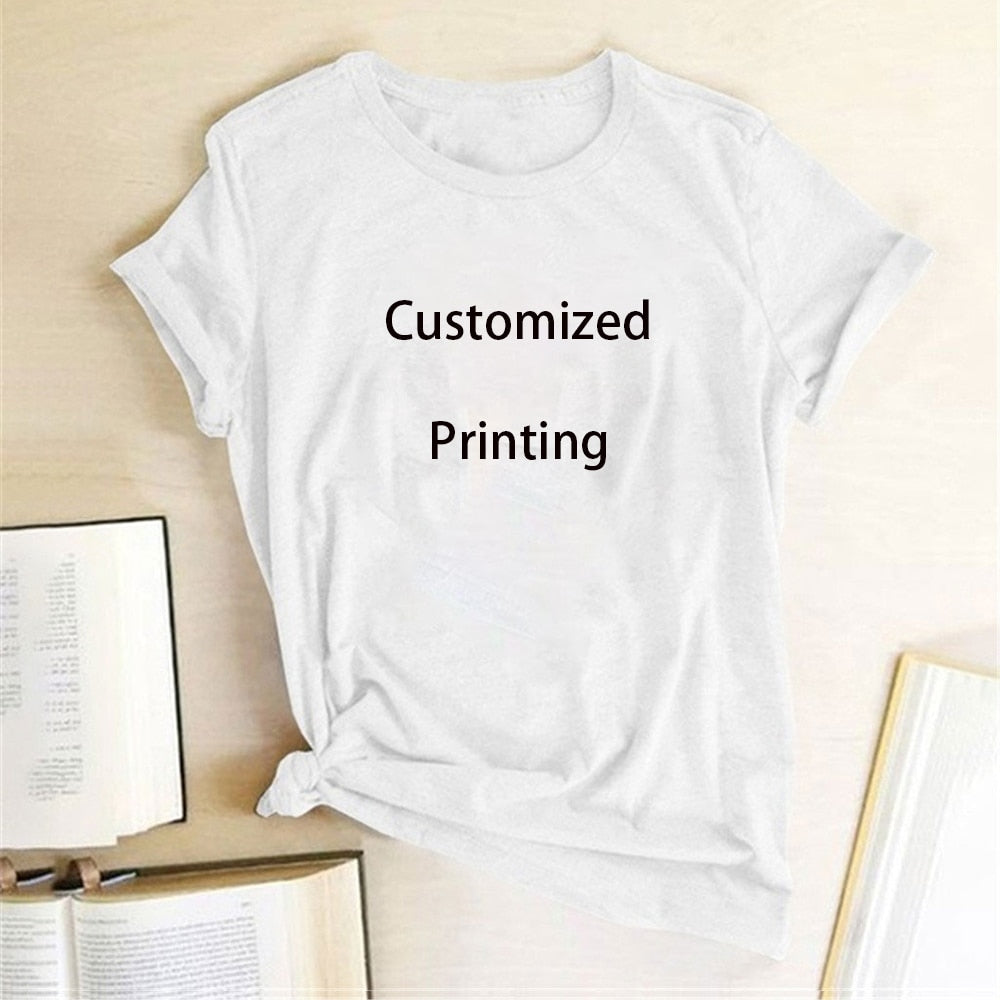 custom photo/logo t-shirt - women