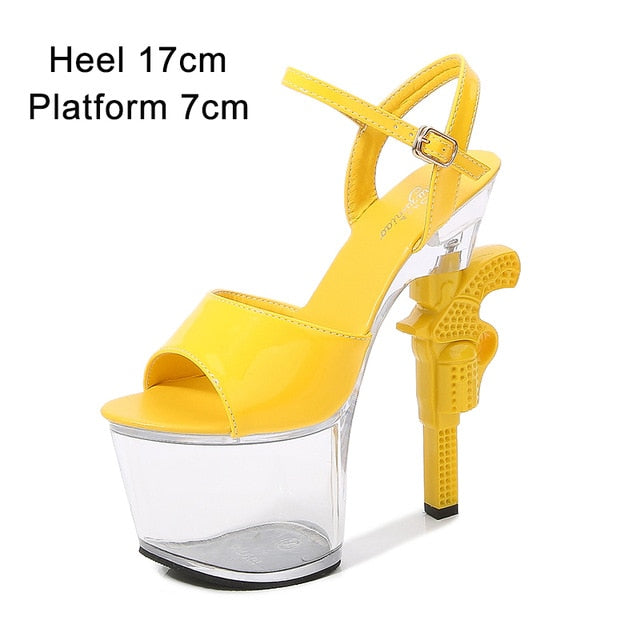 pistolheel - pretty professional dancer shoes -