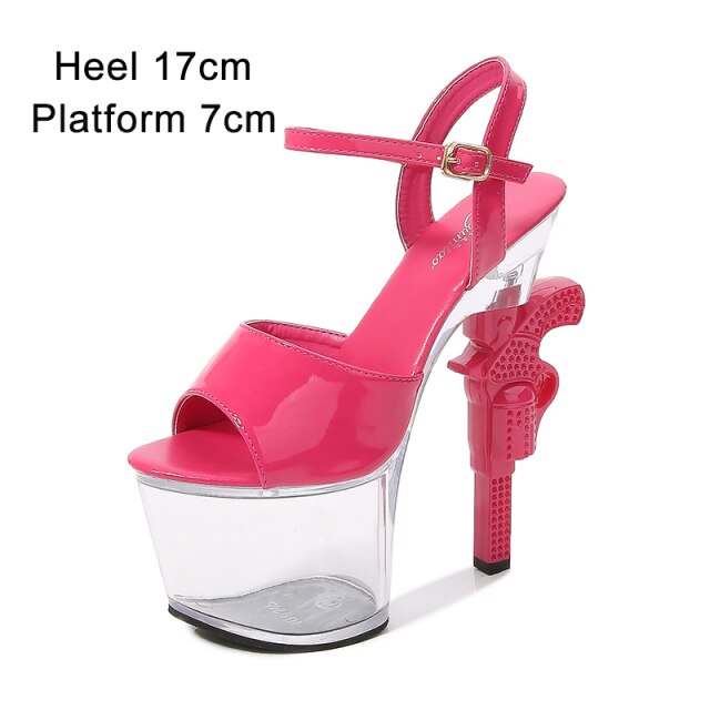 pistolheel - pretty professional dancer shoes -