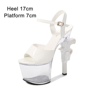 pistolheel - pretty professional dancer shoes -