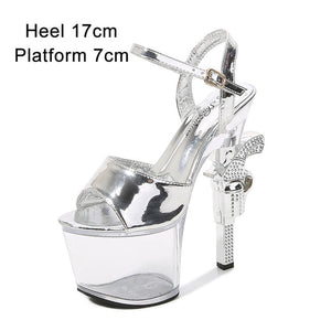 pistolheel - pretty professional dancer shoes -