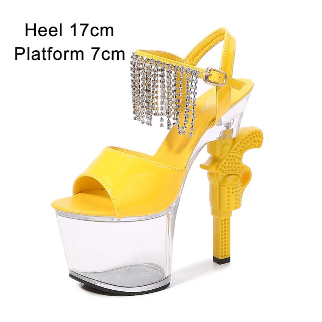 pistolheel - pretty professional dancer shoes -