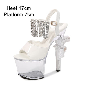 pistolheel - pretty professional dancer shoes -