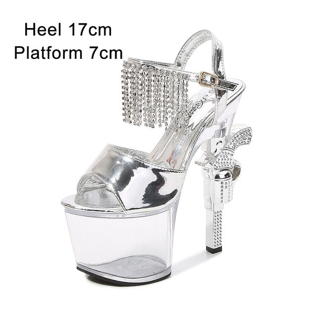 pistolheel - pretty professional dancer shoes -