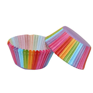 100pcs/pack cake muffin cupcake paper cups cake box cupcake kitchen liner kitchen baking accessories cake mold small muffin boxes rainbow color