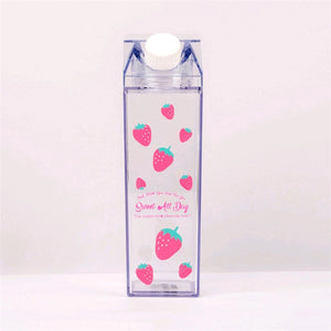 pretty cartons - thirsty? tall carton, water/drink bottle/cup - creative/transparent #pretty